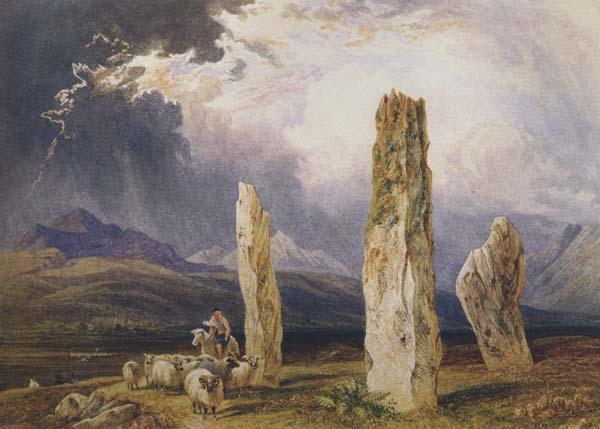 William Andrews Nesfield Druidical Temple at Tormore,isle of Arran (mk47) China oil painting art